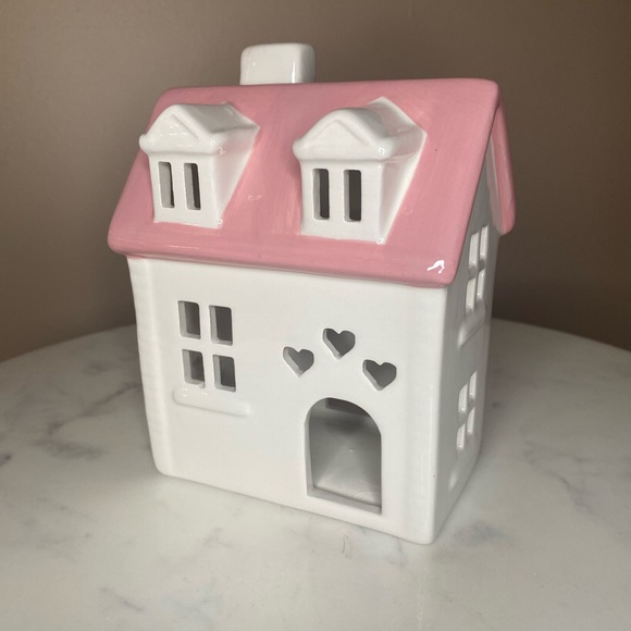 Target Spritz Small Pink White Building Table Decor - Picture 5 of 6